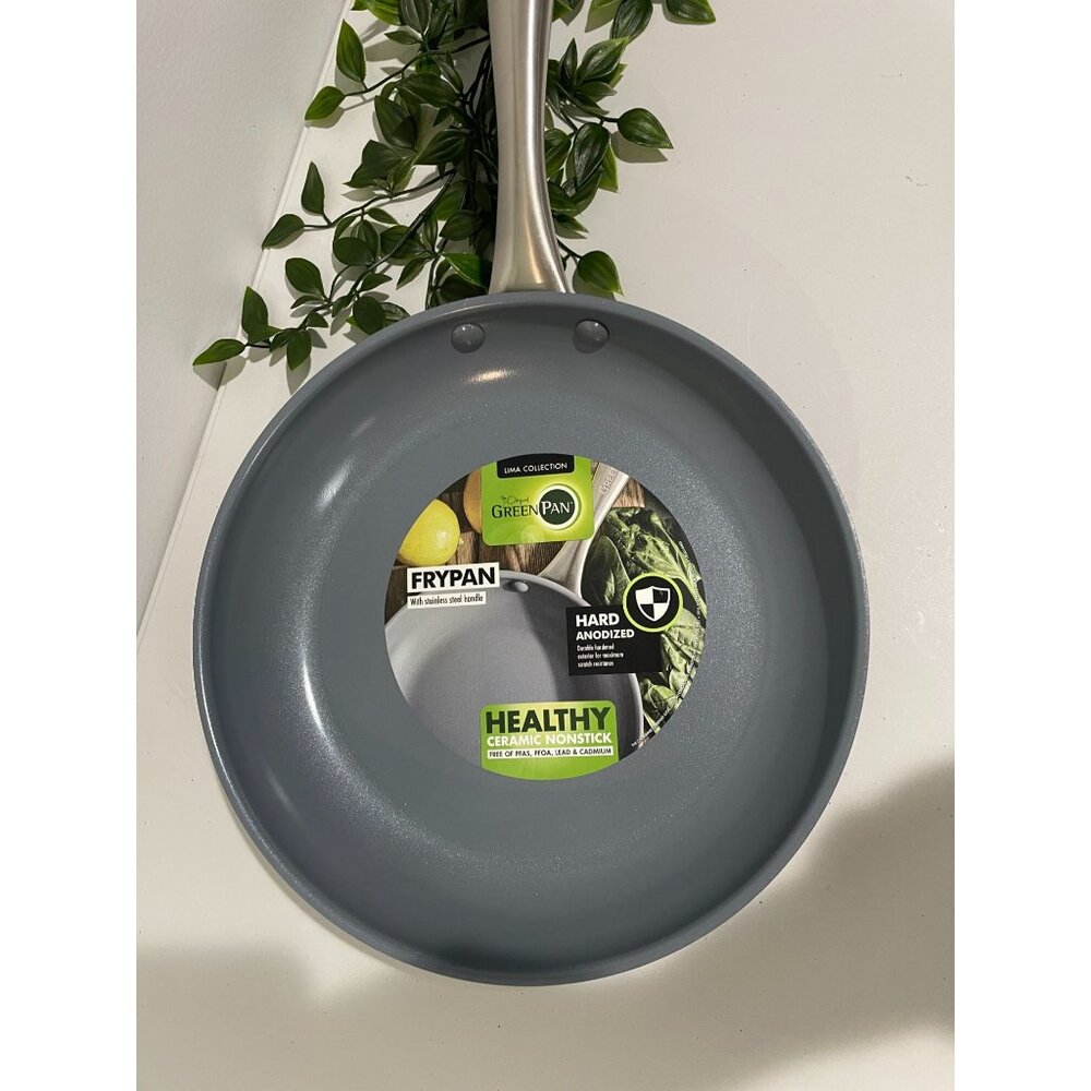 GreenPan10"Frypan Lima Collection Nonstick Ceramic Healthy Cooking Hard Anodized
